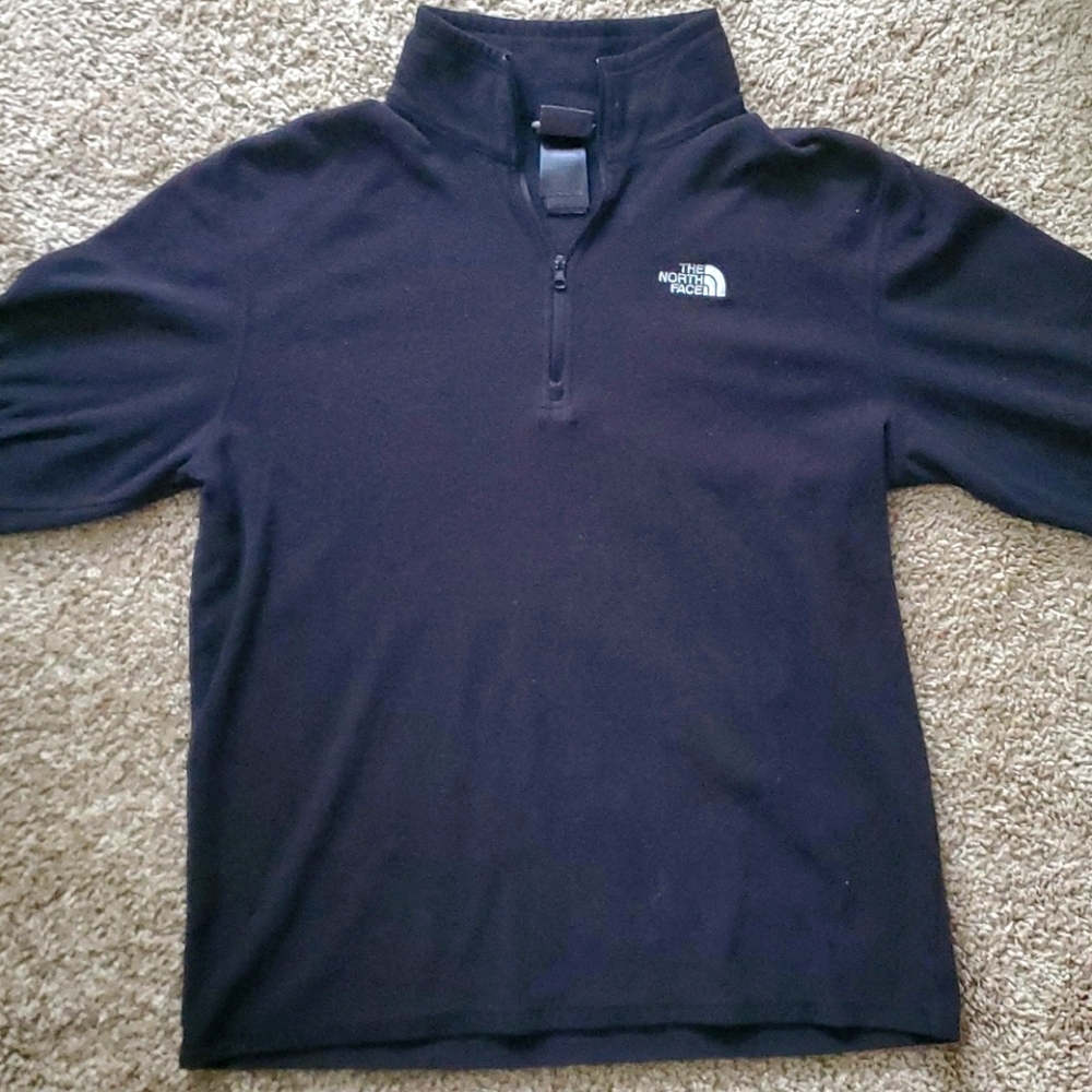 Large North Face Halfzip Jacket - Black